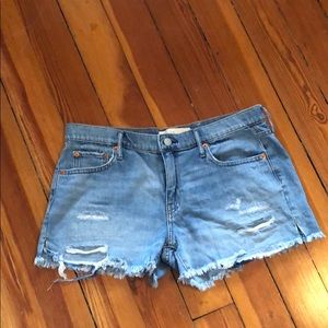 Gap distressed shorts
